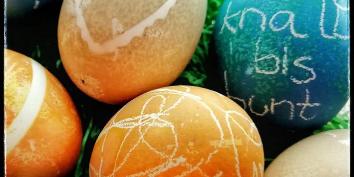 Eier färben – nach bunt kommt lecker