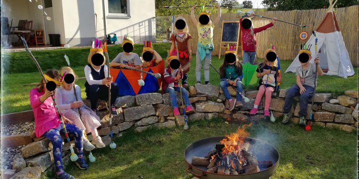 Kindergeburtstag „Indianer“ – Großes Powwow bei Krummer Bach