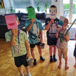 Minecraft Kindergeburtstag Basteln