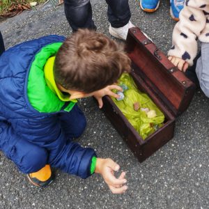 Kristalljagd Schatztruhe