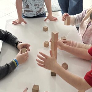 Kindergeburtstag Pumuckl Holzklötze