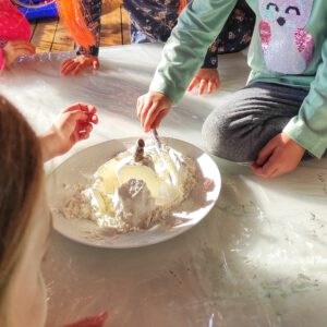 Mehlschneiden Kindergeburtstag