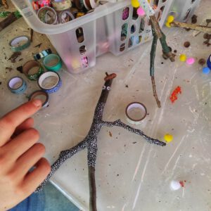 Kindergeburtstag Petronella Basteln Apfelmännchen