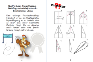 Papierflugzeug basteln