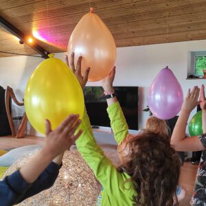 Statische Aufladung Luftabllons